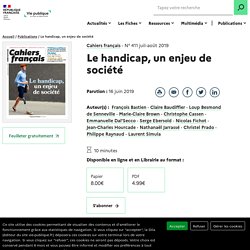 Le handicap, un enjeu de société