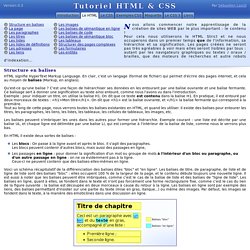 Le HTML - Tutoriel HTML & CSS