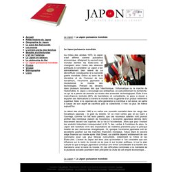 Le Japon : Le Japon puissance mondiale