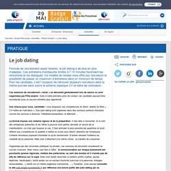 Le job dating