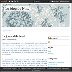 Le journal de bord - Le blog de Nine