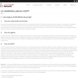 Le Learning Lab au CNFPT