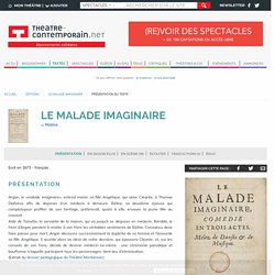 Le Malade imaginaire - Molière