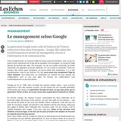 Le management selon Google