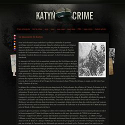 Le massacre de Katyn