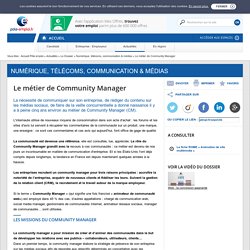 Le métier de Community Manager
