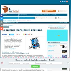 Le mobile learning en pratique