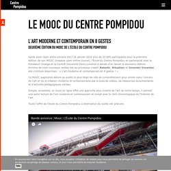 MOOC du Centre Pompidou