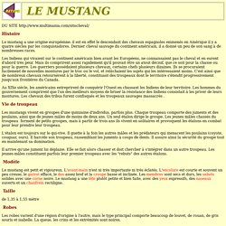 LE MUSTANG