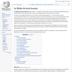Le Mythique homme-mois