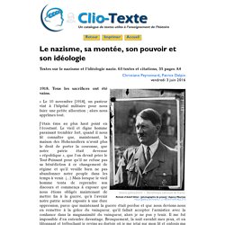 Le nazisme, sa (...) - Clio Texte