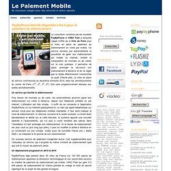 le paiement mobile