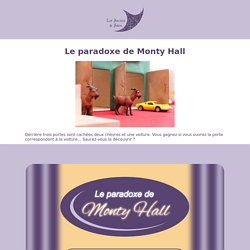 Le paradoxe de Monty Hall