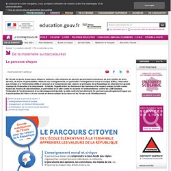 Le parcours Citoyen