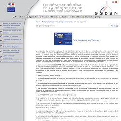 Secrétariat général de la défense et de la sécurité nationale - Vigilance, prévention, protection : le plan Vigipirate