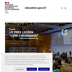 Le Prix lycéen "Lire l'Économie"