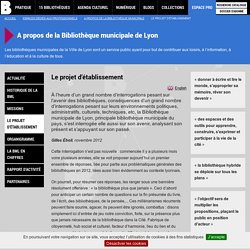 Le projet d’établissement