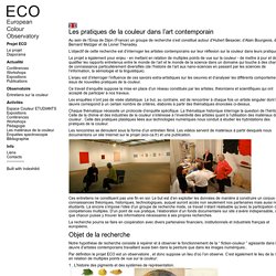 Le projet : ECO-CA