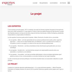 Le projet – Expertes France