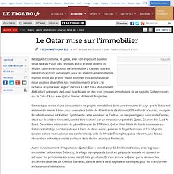 : Le Qatar mise sur l'immobilier