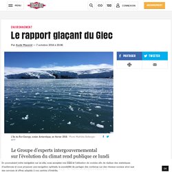 Synthèse rapport GIEC en français
