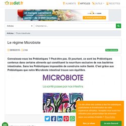 Le régime Microbiote