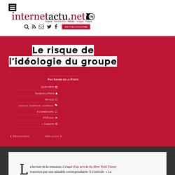 Le risque de l’idéologie du groupe