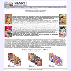 L'édition de mangas au japonles mags de prépub