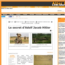 Le secret d’Adolf Jacob Hitler