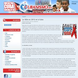 Le SIDA en 2012 et à Cuba