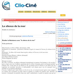 Le silence de la mer - Clio-Ciné