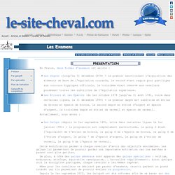 Le site Cheval - Protocole : Galop 6 d'Equitation Générale.