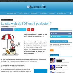 Article Etourisme.info // Le site web de l'OT est-il pavlovien ?
