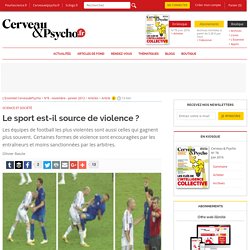 Article - Le sport est-il source de violence ?