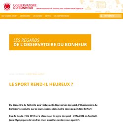 Le Sport rend-il heureux ?