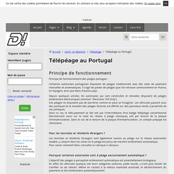Le télépéage au Portugal