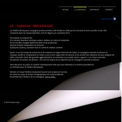 Le théâtre décomposé