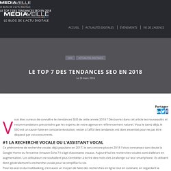 Le top 7 des tendances SEO en 2018