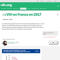Le VIH en France en 2017