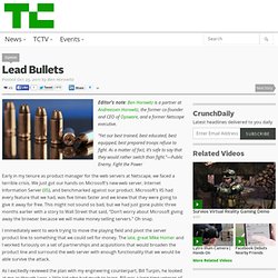 Lead Bullets
