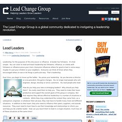 Lead Leaders – Lead Change Group