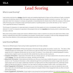 lead scoring