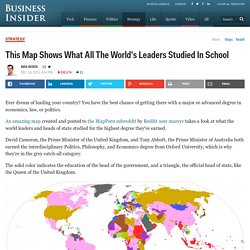 What The World's Leaders Studied