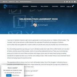 Unlocking Your Leadership Voice