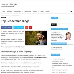 Leadership Blogs