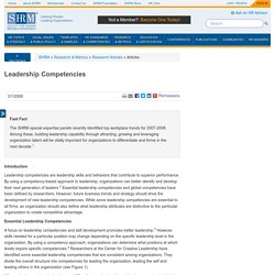 Leadership Competencies