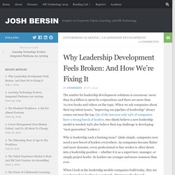 Why Leadership Development Feels Broken: And How We're Fixing It