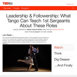 Leadership & Followership: What Tango Can Teach 1st