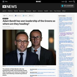 Adam Bandt has won leadership of the Greens so where are they heading?