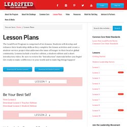 Leadership Lesson Plans - Lead2Feed